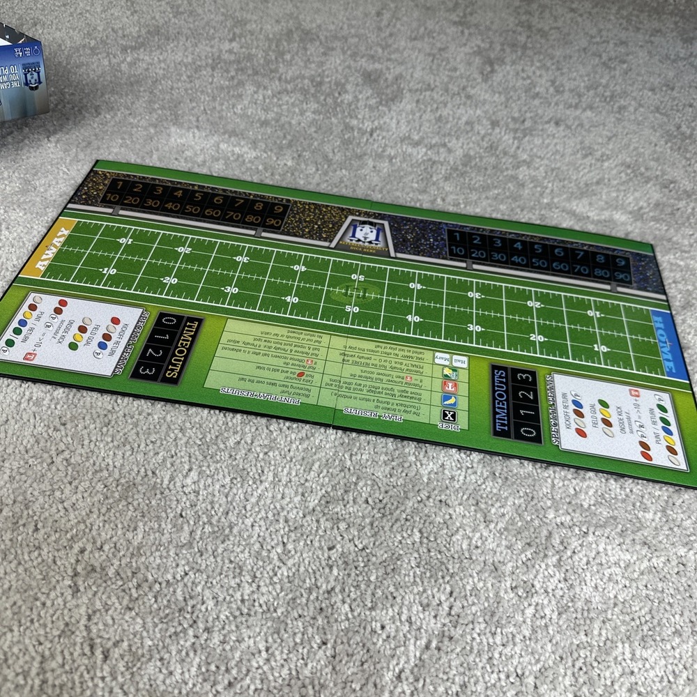 1st & Goal Football Board Game R&R Games 2013 Complete Dice & Card Strategy Game - Picture 5 of 6